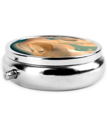 Dunhuang Mystery Round Pill Box - 3 Compartment Portable Travel Organizer for Medications - Buy Online on GoSupps.com