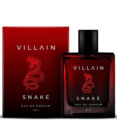 Villainn- Snake Perfume for Men 100ml Ultra Long Lasting Musk Strong Smoky Sexy & Masculine Premium Eau De Parfum & Oud Eau De Parfum For Men 100ml - Buy Online on GoSupps.com