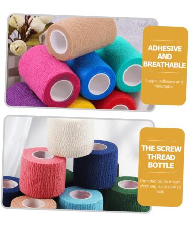 24 Rolls Sports Tape - Kinesiology Tapes for Hand Wrist & Ankle | Athletic Muscle Relief & Cohesive Vet Tapes for Fitness - Buy Online on GoSupps.com