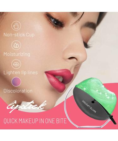 Magic Color Changing Waterproof Lipstick Set - 6 Matte Lazy Lipsticks for Long-Lasting Color - Non-Stick Cup Formula for Lazy People - Labial Magico Chino - Buy Online on GoSupps.com