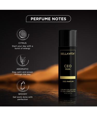 Luxury Ideal Men Combo for Him Pack Of 2 Premium Long Lasting Woody Fragrance Scent - Ceo Men Edp 100 Ml & Body Parfum Deodorant 150 Ml Liquid - Buy Online on GoSupps.com