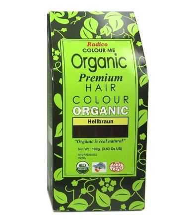 Radico Light Brown 2-Pack Organic Plant Hair Dye - Vegan & Natural Cosmetics - Hellbrx2 100g - Buy Online on GoSupps.com