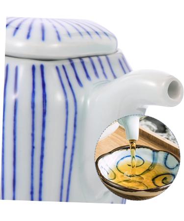 Zerodeko 3pcs Ceramic Soy Sauce Pot Mini Seasoning Bottles Gravy Boat with Lid Sauce Container Liquid Vinegar Jar Condiment Pot Oil Jar Japanese Oil Dispenser Ceramics Spice Jar Vintage 8X7.5X5CMx3pcs Bluex3pcs - Buy Online on GoSupps.com