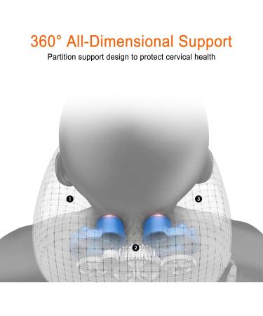 Ergocar U-Shaped Neck Massager Cushion - Cervical Pain Relief Device for Home Car & Office - Brown - Buy Online on GoSupps.com