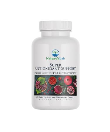 Nature's Lab Super Antioxidant Support - Resveratrol, Acai, Goji Berry, Noni Fruit, Pomegranate - 120 Capsules (60 Day Supply) 120 Count (Pack of 1)
