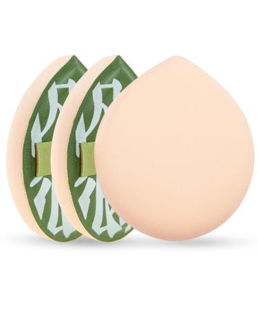 2PCS Large Makeup Sponge Reusable Soft Beauty Blenders Foundation Sponge Faster and Efficient Makeup in 3s Wet Dry Make Up Sponges for Cream Concealer Makeup & face sponges cleansing Large Droplet Shape - Buy Online on GoSupps.com