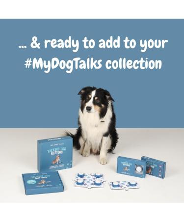 Dog and Cat Communication Training Buttons | MyDogTalks (4 Talking Dog Buttons + Mat) - Buy Online on GoSupps.com