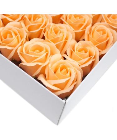 50x Craft Soap Flowers - Med Rose - Peach - Buy Online on GoSupps.com