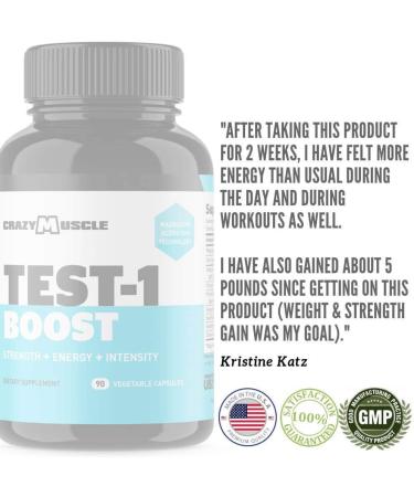 Crazy Muscle Bundle: Ultra Fast Recovery BCAA Pills & Testosterone Tablets - 120+90 Count for Optimal Performance - Buy Online on GoSupps.com