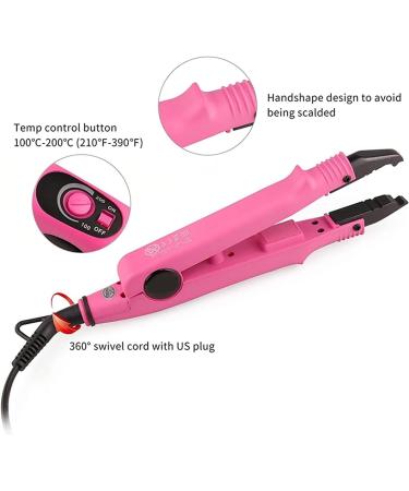 Hair extension iron Hair Extensions Tool Set Hair Extension Iron Keratin Bonding Tools Hair Clips Finger Protector Comb Set - Buy Online on GoSupps.com