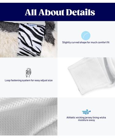 Micoooyo Washable Abdominal Bandage for Male | Reusable Dog Diapers | Suctionable Dog Wrap with Adjustable Closure | Medium (3-Pack) - Wild Africa 33-40.6cm Waist - Buy Online on GoSupps.com