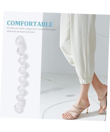 FOMIYES 12 Pairs Non-Slip Gel Foot Stickers - Half Size Insoles & Anti-Drop Heel Pads for Sandals & Shoes - Buy Online on GoSupps.com