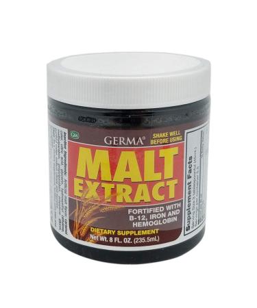 Germa Malt Extract with Vitamins Reinforced with B-12 8 oz.