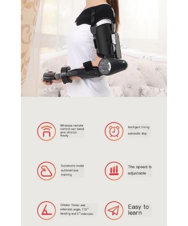 Electric Elbow Joint Rehabilitation Device Wireless Intelligent Key Control Precisely Control The Extension and Flexion Angle for Stroke Upper Limb Hemiplegia Bending and Straightening Exercises Left Arm - Buy Online on GoSupps.com