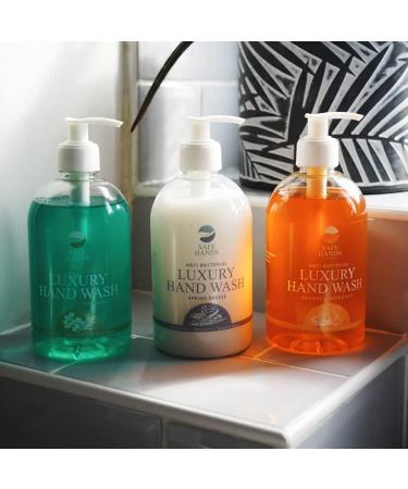 Safe Hands | Luxury Hand Wash | Orange & Bergamot | 5 Litre | Moisturising hand soap liquid | Antibacterial | Anti Bac Hand Soap | Removes 99% of Bacteria | Kind to Skin 5L - Buy Online on GoSupps.com