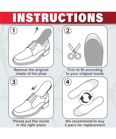 3-Layer Height Increase Insole - 6 cm Elevator Shoe Lifts for Men and Women - Buy Online on GoSupps.com