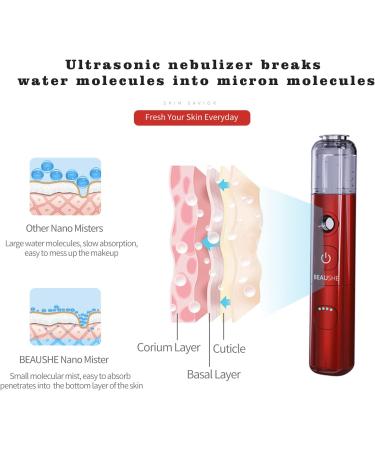 Beaushe Portable Humidifier Nano Facial Mister Steamer - Purple - Buy Online on GoSupps.com