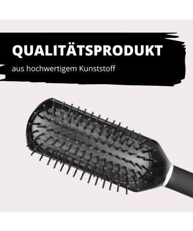 Parsa Beauty Trend Line Long Narrow Hairbrush (Black) - All-Round Daily Styling Brush with Plastic Pins - Tangle-Free Hair Brush - Buy Online on GoSupps.com