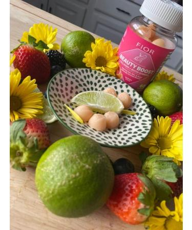 Fior Wellness Biotin and Collagen Supplements - Hair, Skin, and Nails Vitamins | Collagen & Biotin Gummies | 60 Count Pack - Buy Online on GoSupps.com