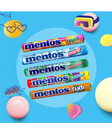 Mentos 5 All Mix Flavor Chewy Candy Rolls Every Flavor In One Chew Sold By VR Angel All Mix Pack of 5 - Buy Online on GoSupps.com
