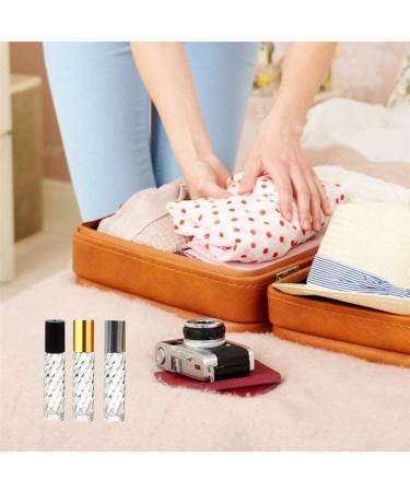 Buy Refillable Glass Roller Bottles for Essential Oils - Silver Caps - Durable & Stylish | Perfect for Aromatherapy & DIY Blends - Buy Online on GoSupps.com