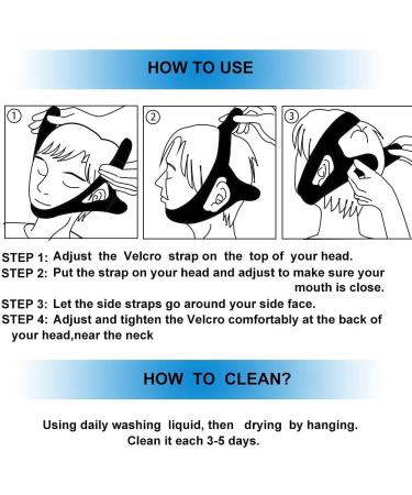 Adjustable 3D Anti Snoring Chin Strap - Stop Snoring Solution for Men, Women, Kids and Teenagers - Snore Stopper Device - 1 Pack - Buy Online on GoSupps.com