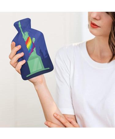 Plush Hot Water Bottle with Cover - Hand Warmer for Adults & Children 26.5x15.3cm - Ideal for Comfort & Warmth - International Shipping Available - Buy Online on GoSupps.com