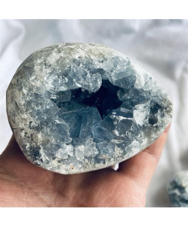 Room Decoration Natural Raw Rough Blue Celestite Crystal Cluster Geodes Stones (Size : 150-200g) - Buy Online on GoSupps.com