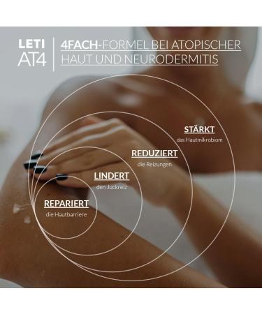 LETI AT4 K rpermilch - Feuchtigkeitsspendende Lotion zum Schutz trockener oder zu Neurodermitis neigender Haut 500 ml Cr me Fresh 500 ml (Lot de 1) - Buy Online on GoSupps.com