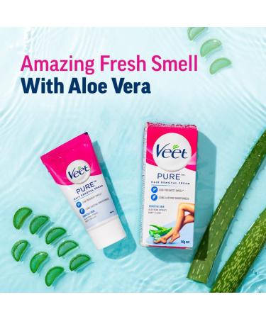 Veet Silk & Fresh Hair Removal Cream for Sensitive Skin 100g - Buy Online on GoSupps.com