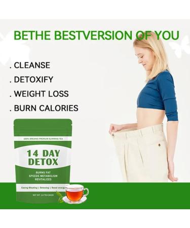 KLYso 14 Day Detox Tea Natural Herbal Cleansing Tea for Refreshing Body and Metabolism Support3PCS - Buy Online on GoSupps.com