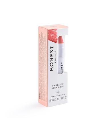 Honest Lip Crayon Lush Sheer - Petal 0.105 oz Women's Lipstick - Buy Online on GoSupps.com