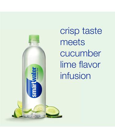 Smartwater Cucumber Lime Flavored Drinking Water - 23.7 Fl Oz Bottles, Pack of 12 - Buy Online on GoSupps.com