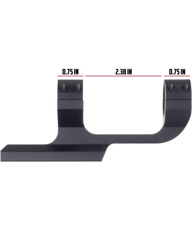 Monstrum Slim Profile Offset Cantilever Scope Mount | 30mm Black - Buy Online on GoSupps.com