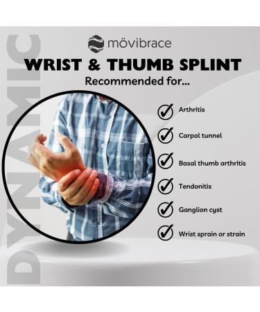 Buy Movibrace Dynamic Wrist and Thumb Splint | International Shipping Available - Buy Online on GoSupps.com