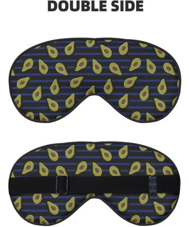 Buy Adjustable Double-Sided Avocado Sleep Mask | Soft Eye Covers for Ultimate Comfort & Eye Edema Relief - International Shipping Available - Buy Online on GoSupps.com
