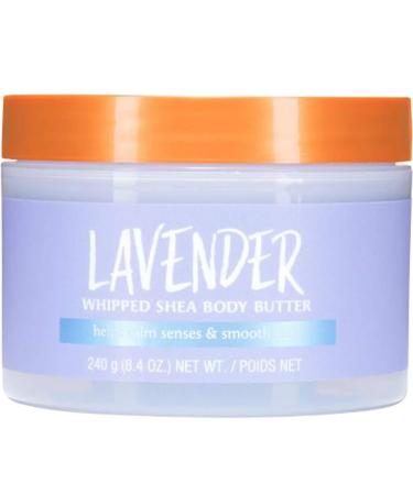 Tree Hut Lavender Whipped Shea Body Butter 8.4 Oz! Formulated With Real Sugar, Certified Shea Butter And Lavender Oi! Body Lotion That Leaves Skin Feeling Soft & Smooth! (Lavender Lotion) (One Pack) (1) (1)