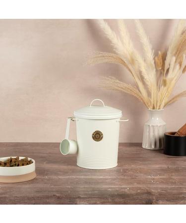 Scruffs Pet Food Storage Set - 2 Piece Cream Set for Treats & Food - Small 2L & 4L Capacity - Buy Online on GoSupps.com