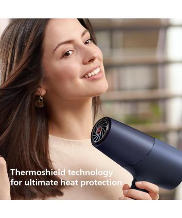 Buy Philips 5000 Series Hair Dryer BHD510/00 - Thermoshield Technology 2300W 3 Heat & 2 Speed Levels - Stylish Blue Metallic - Fast International Shipping - Buy Online on GoSupps.com