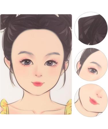 EXCEART Makeup Practice Face Board - Eyeliner Eyeshadow & Eyebrow Mapping Tool for Home & Stage Use - Buy Online on GoSupps.com