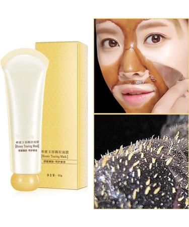 Honey Tearing Mask Peel Honey Mask Mask Dead Skin Clean Pores Shrink Blackhead Control Honey Peel Mask for Face Mask Dead Skin Clean Pores (2pcs) - Buy Online on GoSupps.com