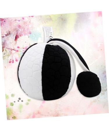 Ifundom 1stk Fehester Baby Visual Training Ball - Soft Bite Toy for Toddlers | 25x10cm Black & White Baby Ball - Buy Online on GoSupps.com