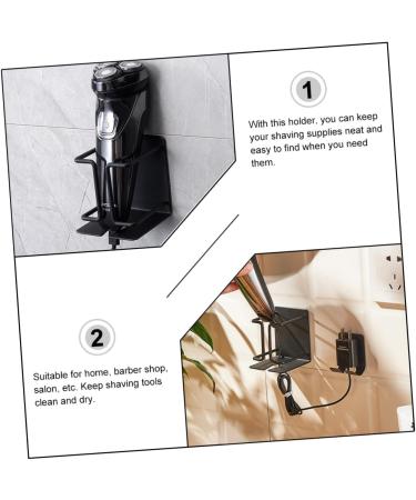 Buguuyo Self-Adhesive Razor Holder Shower Hooks - Durable Metal Carbon Steel Wall Hooks for Razors & Clothes Rack - Buy Online on GoSupps.com