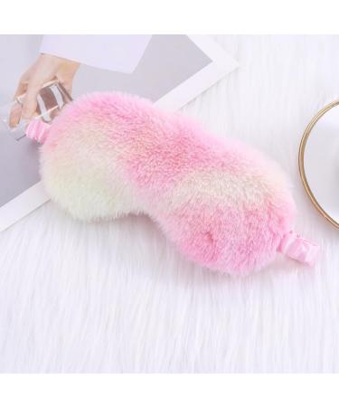 4 Pcs Plush Sleep Masks - Cute Kids Eye Masks & Soft Shades for Women & Girls | Fluffy Blindfolds & Nap Covers - Buy Online on GoSupps.com