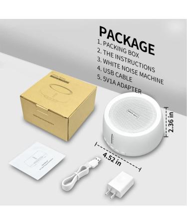 White Noise Machine with 30 Natural Sounds | Auto-Off Timer | Sleep Aid for Babies, Adults, Kids - Classic - Buy Online on GoSupps.com