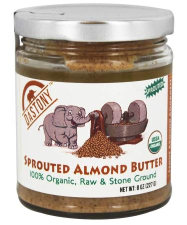 Dastony Organic Sprouted Almond Butter - 8 oz (227g) | Nutritious & Delicious - Buy Online on GoSupps.com