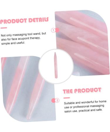 Buy Rose Quartz Crystal Muscle Massage Tools | Handheld Guasha Roller & Eye Massager for Body Relief | International Shipping Available - Buy Online on GoSupps.com