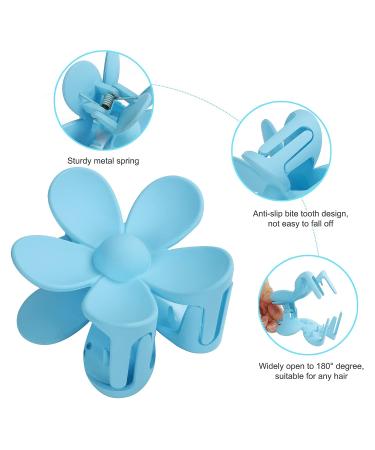 Tyfthui 8-Piece Matte Daisy Hair Claw Clips Set - Non-Slip Strong Hold Hair Accessories for Women & Girls - 8 Colors Cute Flower Hair Clips - Perfect Gift | Color A - Buy Online on GoSupps.com