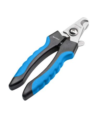 Bairui dog nail clips and robust nail clippers for large dogs professional nail cutters for dogs/cats to avoid overlapping the nails including nail files (blue) - Buy Online on GoSupps.com