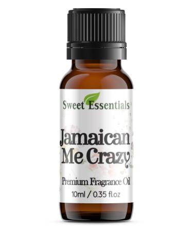 Jamaican Me Crazy 10ml (0.35fl oz) Premium Fragrance Oil Aromatherapy Diffuser Crafts Soap Home Scents Bath & Body DIY Parfum and Much More. Versatile & Long-Lasting by Sweet Essentials